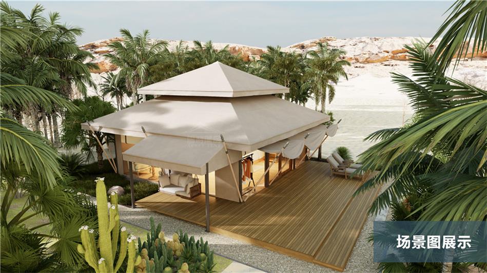 管家服务+观星浴缸｜这些哈密市野奢帐篷正在颠覆你对露营的认知